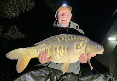 Peg 1, mirror carp, 37lb