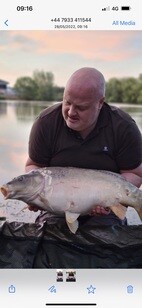 Peg 4, mirror carp, weight unnnown