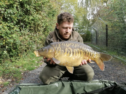 Peg 4, mirror carp, 18lb