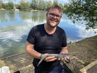 Peg 3, grey catfish, weight unknown. 