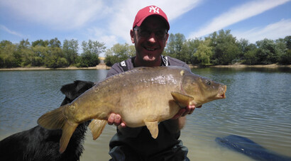 Peg1, mirror carp, 22lb