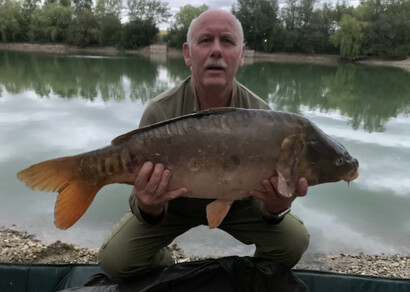 Peg 1, mirror carp, weight 22lb