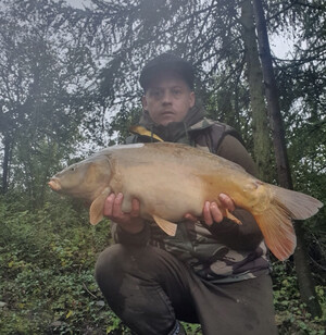 Peg 2, mirror carp, weight unknown 