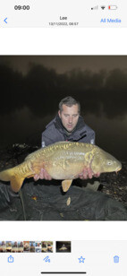 Peg 3, mirror carp 27lb