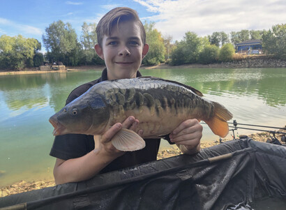 Peg 1, mirror carp, weight 14lb