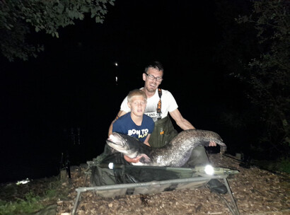 Peg 2, grey catfish, weight 69lb