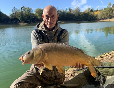 Mirror carp, swim 6, weight 12.5lb